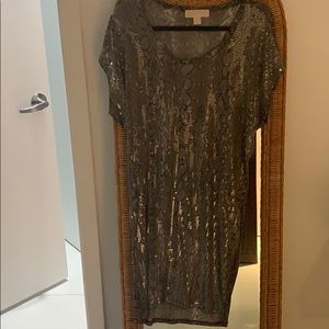 Michael kors snakeskin dress